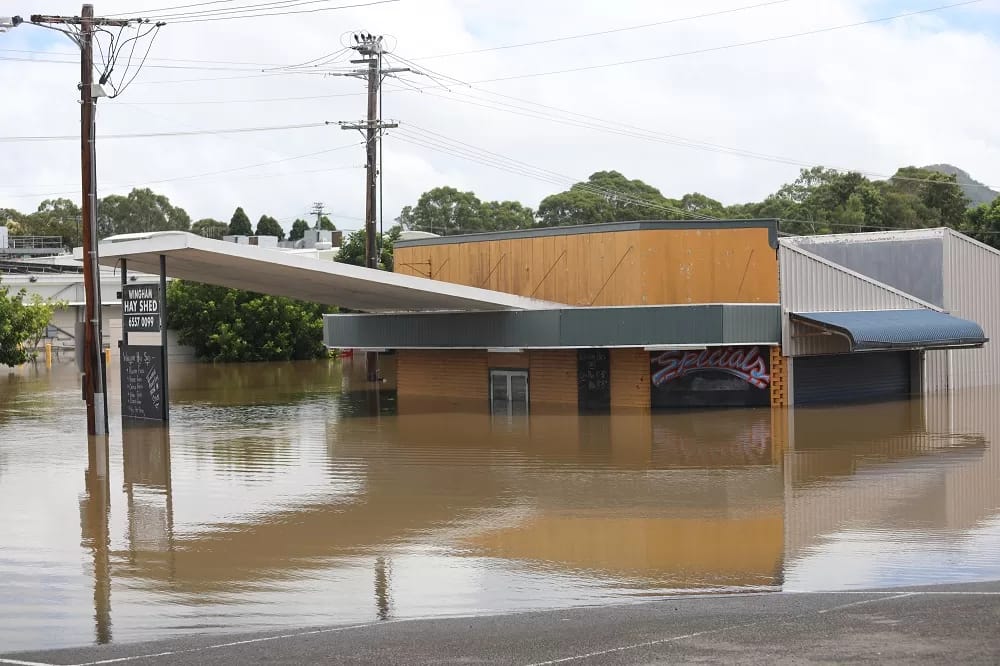 161365153_4015639061792300_3593112736991455148_n - 1EarthMedia Wingham CBD flood, March 20 2021