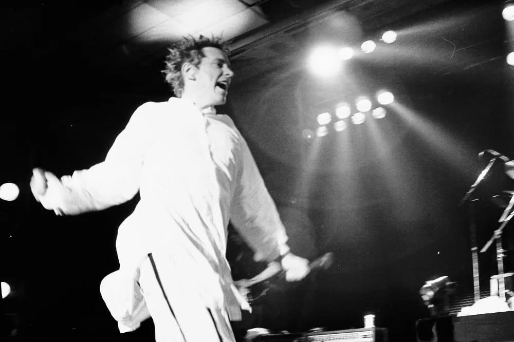 John Lydon fronts Public Image Ltd at Sydney's Hordern Pavilion 1984 © Mark Anning photo