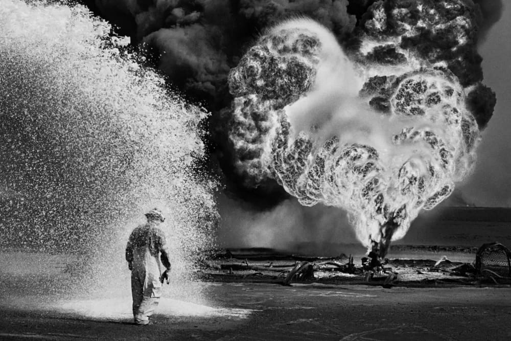 Sebastião Salgado lens on Humanity’s Struggle and Resilience Kuwait, 1991. © Sebastião Salgado via Sony media release