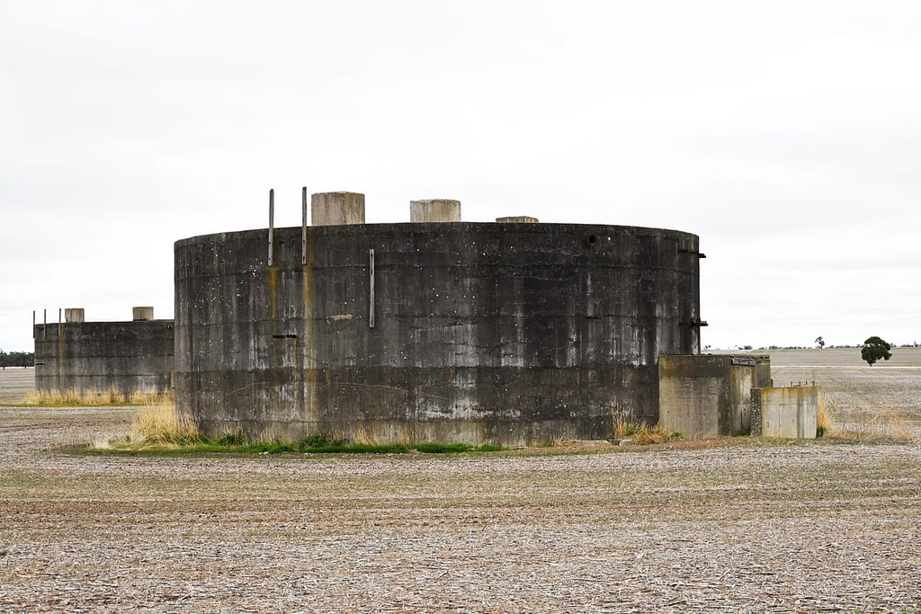 Fuel Tanks - 1EarthMedia Wolseley World War II Fuel Storage Tank © Mark Anning photo 2026