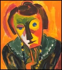 German Expressionism: Art Born of Self-Expression "Portrait of Emy" by Karl Schmidt-Rottluff, 1919