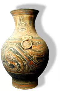 chinese_porcelain1 - 1EarthMedia A painted pottery jar, circa 25-220.