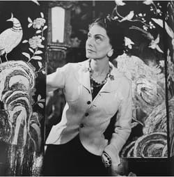 NGV-007a - 1EarthMedia Coco Chanel with her Coromandel screens