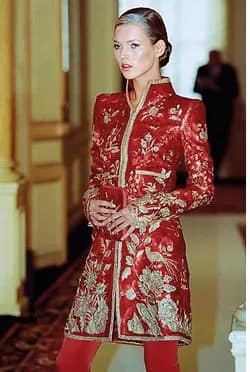 NGV-006a - 1EarthMedia Kate Moss in the NGV Lagerfield coat