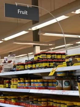 vegemite-fruit - 1EarthMedia Vegemite for sale in the fruit section © Mark Anning photo 2024