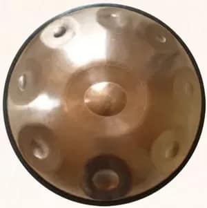 handpan001 - 1EarthMedia 9 Note Handpan in D Minor Pro