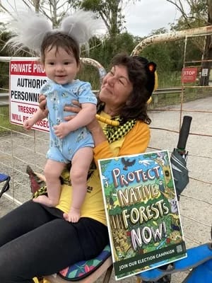 sharyn2-400 - 1EarthMedia Sharyn and grandson