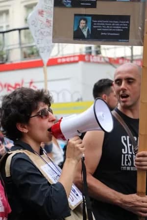 CovidProtestParis021-300 - 1EarthMedia Covid protest in Paris © 2021 Mark Anning photo