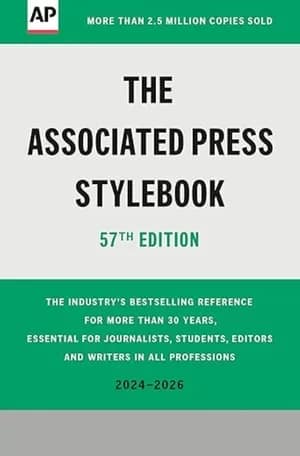 APstylebook - 1EarthMedia The Associated Press AP Stylebook cover