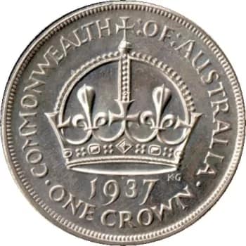 1937crown-SM - 1EarthMedia 1937 Australian Crown