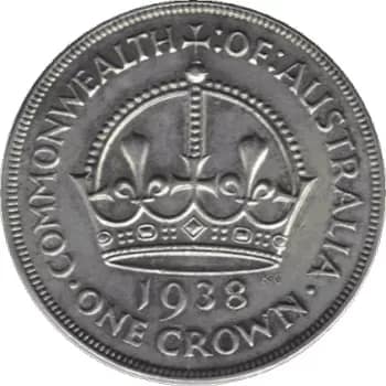 1938 Australian Crown - 1EarthMedia 1938 Australian Crown