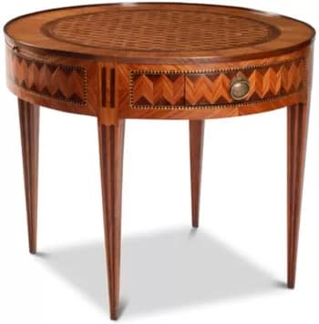 DirectoireParquetry - 1EarthMedia A French Directoire Parquetry Gueridon, 19th century