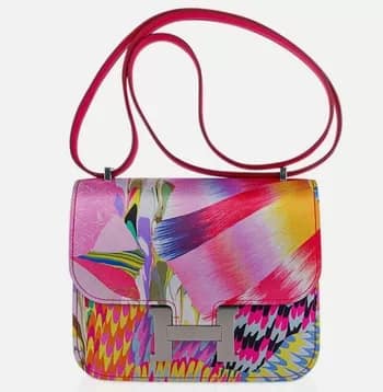 Hermes Constance Silk - 1EarthMedia Hermes Constance Marble Silk 18 Limited Edition Bag