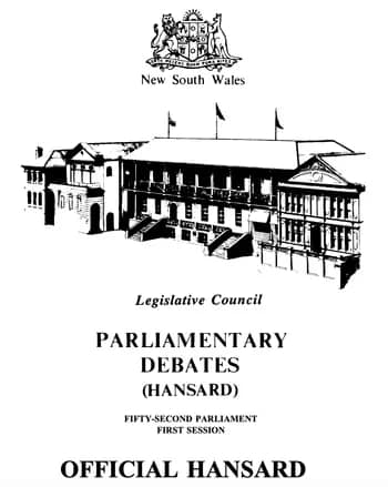 NSW Nationals motion on the Forestry Industry, 31 May 2023 NSW Parliament Hansard, Legislative Council