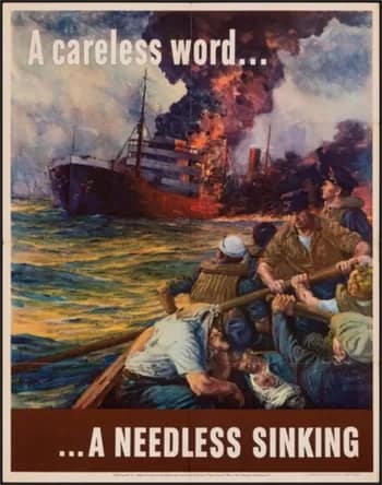 propaganda008-350 - 1EarthMedia "A Careless Word...A Needless Sinking," Anton Otto Fischer