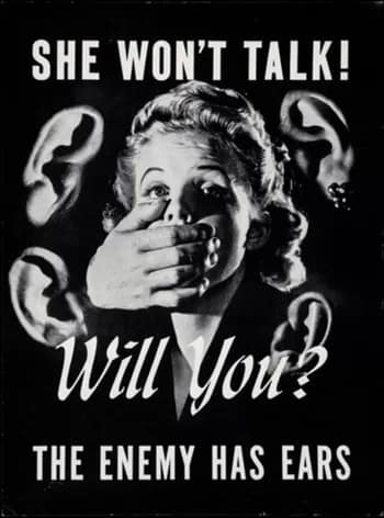 propaganda - 1EarthMedia She Won't Talk! Will You?"