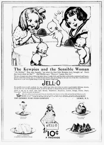 kewpieJello350 - 1EarthMedia Kewpie advert for Jell-O