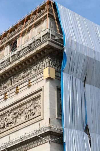 ArcdeTriompheParis-3 - 1EarthMedia Christo's L'Arc de Triomphe, Wrapped