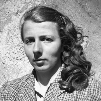 Was Vivian Maier a spy? Vivian Maier, age 25 in 1951, France. Photographer unknown.