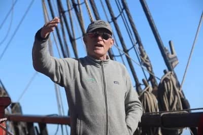 image-1 - 1EarthMedia Captain Frank Allica, HMB Endeavour. Sydney, Australia - Tauranga, New Zealand, 12-27 September 2019 © 2019 Mark Anning photo