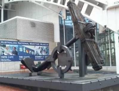 NTS Vernon anchor at the Australian Nautical Maritime Museum