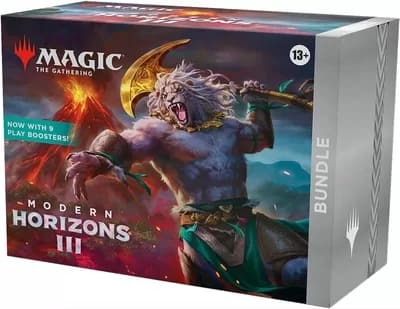 MagicTheGatheringIII - 1EarthMedia Magic: The Gathering Modern Horizons 3 Bundle - 9 Play Boosters, 30 Land Cards + Exclusive Accessories