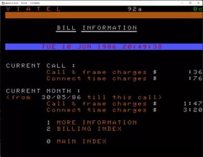 viatel-bill-400 - 1EarthMedia on Viatel before the internet