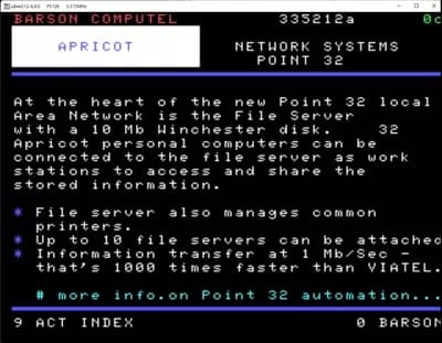 10megabytemainframe400 - 1EarthMedia on Viatel before the internet