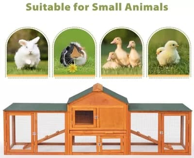 RabbitHutch - 1EarthMedia Small animal coop