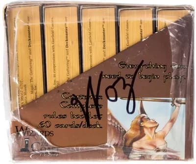 MagicTheGathering02 - 1EarthMedia Magic: The Gathering Limited Edition (Beta) Sealed Starter Deck Display Box (Wizards of the Coast, 1993) Signed by Steve Wozniak