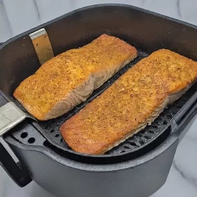recipeAirFryerSalmon-400 - 1EarthMedia Air Fryer Salmon