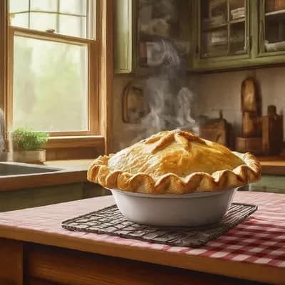 recipeGrandmasChickenPie002-400 - 1EarthMedia Grandma's Chicken Pie