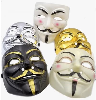 AnonymousMask - 1EarthMedia V for Vendetta, Anonymous masks