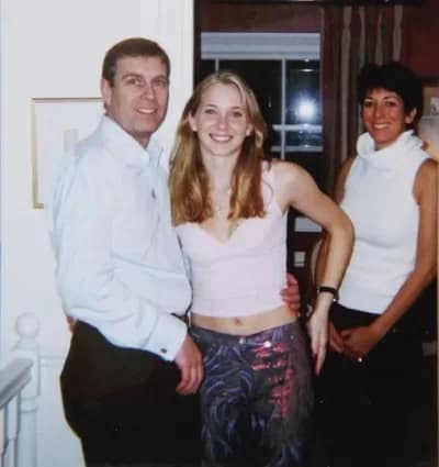 Andrew01-400 - 1EarthMedia Prince Andrew, Virginia Roberts & Ghislaine Maxwell