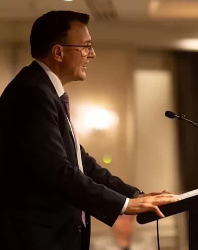 FiveEyes2023-2-400 - 1EarthMedia Five Eyes Law Enforcement Group speech by AFP Commissioner, Reece Kershaw