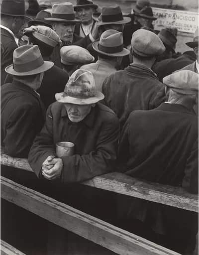 DorotheaLange - 1EarthMedia Dorothea Lange, White Angel Breadline, San Francisco, California, 1933