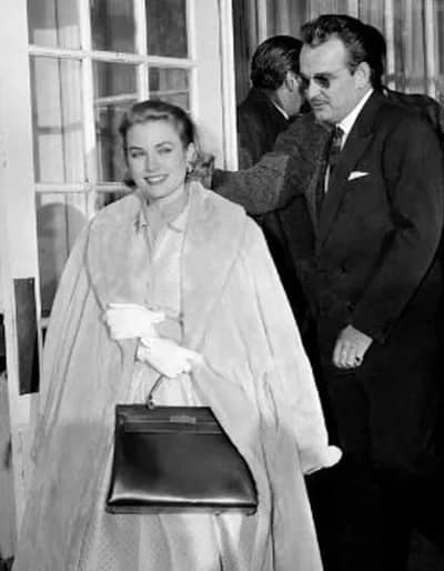 Grace Kelly - 1EarthMedia Prince Rainier, Grace Kelly and her Hermés Kelly bag