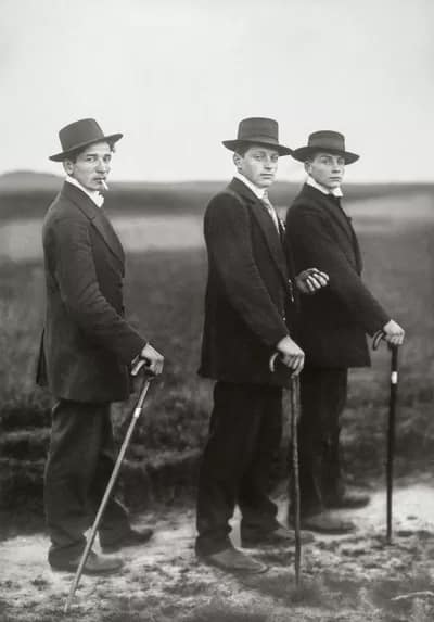 Young Farmers, 1914 – Photographer: August Sander