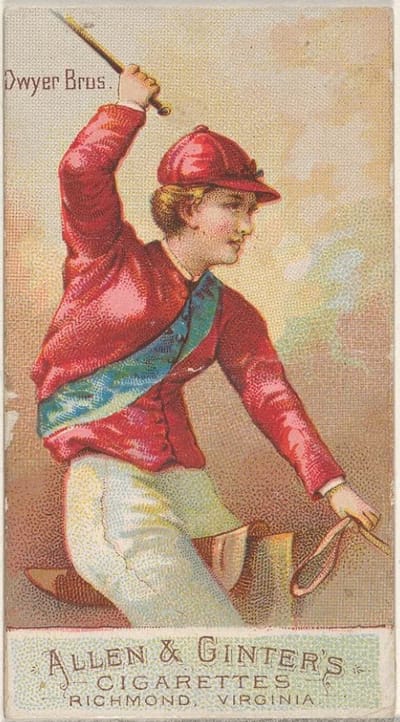 Cigarettecaard009 - 1EarthMedia 1888 Allen & Ginter's N22: Racing Colors of the World