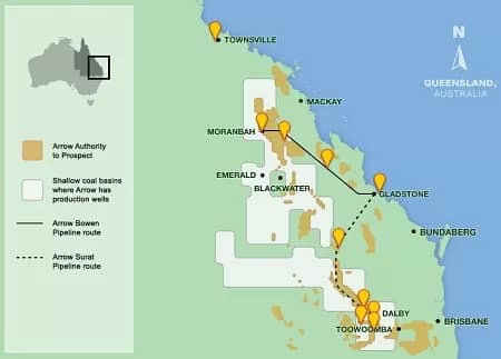 arrowmap01 - 1EarthMedia Arrow Energy map