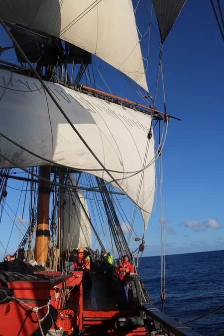 endeavour2019-05-450 - 1EarthMedia HMB Endeavour under sail © 2019 Mark Anning photo. All Rights Reserved.