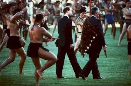 1990 Auckland Commonwealth Games Opening Ceremony Prince Edward at the Commonwealth Games
