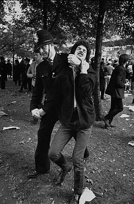 Rob Walls photo of violent protest in England that inspired Rolling Stones song Street Fighting Man
