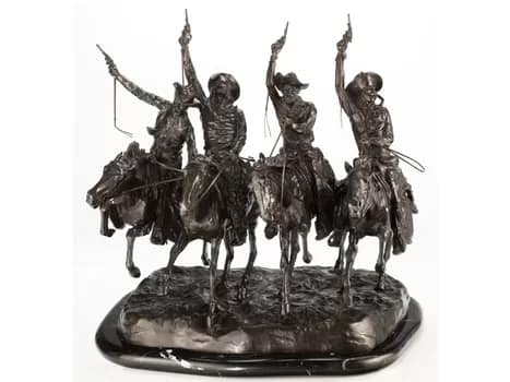 Remington Sculpture Coming Through The Rye - 1EarthMedia Remington Sculpture Coming Through The Rye