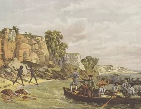 Cooks_landing_at_Botany_Bay - 1EarthMedia