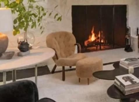 EllenDegeneresArctander - 1EarthMedia Arctander Clam Chair owned by Ellen Degeneres