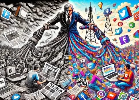 culture jammer Old media new media