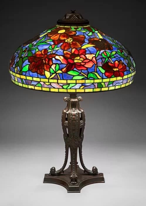 Tiffany Peony Lamp - 1EarthMedia Tiffany Peony Lamp