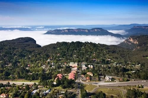 airviewonline007-500 - 1EarthMedia aerial photo Leura, Blue Mountains