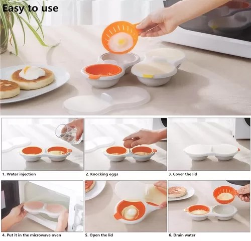 Microwave Egg Poacher - 1EarthMedia Microwave Egg Poacher